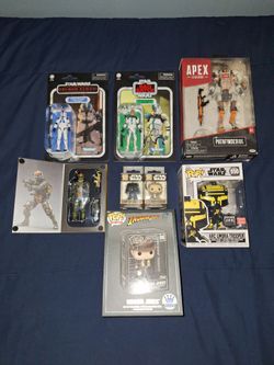 Mixed Collector Figure Lot – Star Wars, Apex, Indiana Jones