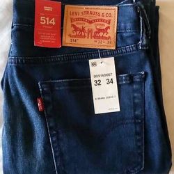 Men's Levi's 514 Straight-Fit Jeans (Brand New)