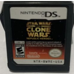 Star Wars The Clone Wars Republic Heroes Nintendo DS,  2009) Cartridge Only!
