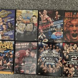 Wrestlemania 25th Anniversary Set, Plus Many Other WWE DVD's