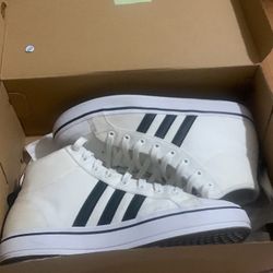 Adidas White Low-Top Sneakers Size 8M 