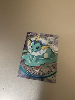 Pokémon Tops Card Vaporeon #134