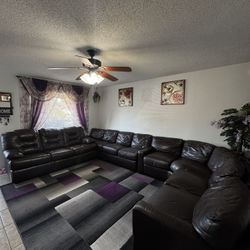 Leather Sectional