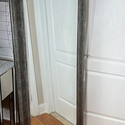 Metal Rusted Looking mirror 