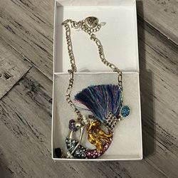 Betsey Johnson Gold Mermaid Necklace