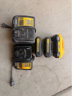 DeWalt 20V Batteries and Chargers Bundle