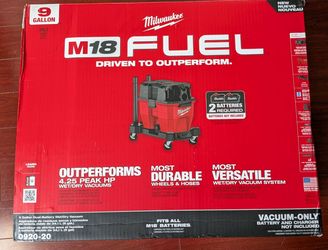 Milwaukee Vacuum 9 Gallon M18
