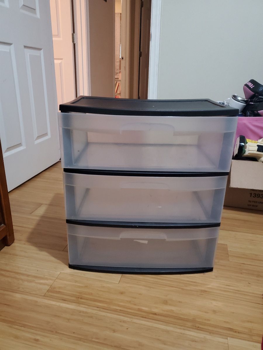 Clear Plastic Drawers