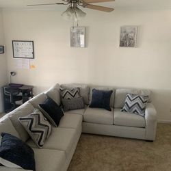 Light Gray Sectional 