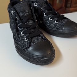 Converse Boy's All Star CT Street Mid Black/Mason Sneakers size 3Y