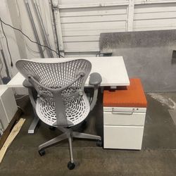 J Star Motion 48” Desk! We Also Have Chairs, Monitor Arms, Monitors, And More!