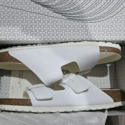 Birkenstock Arizona Birko Sandal White Size 42 Men's 9