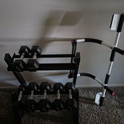 Weight Set And Pull Up Bar