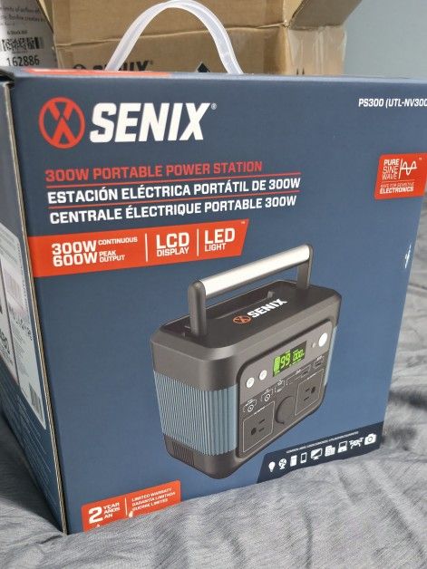 ⚡ Senix 300W Portable Power Station – BRAND NEW, Sealed Box – 296Wh ⚡