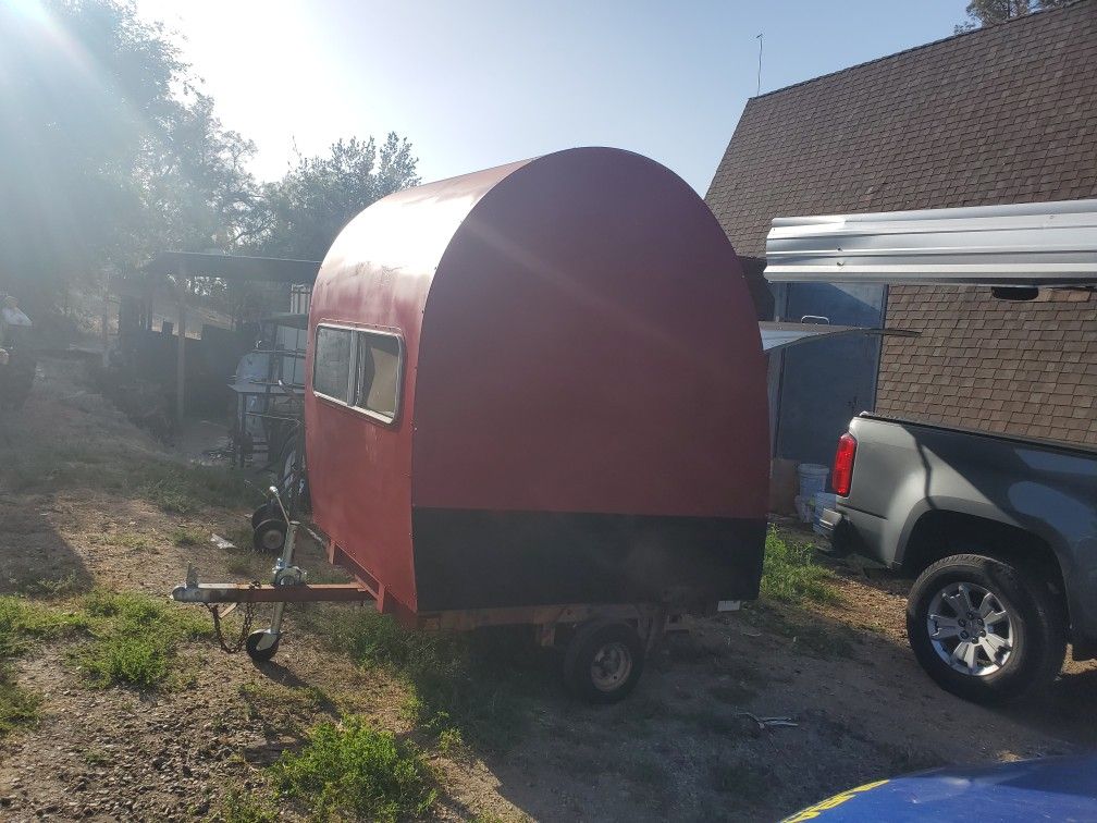 Hightop Teardrop Trailer With Bed Platform Ultra Light