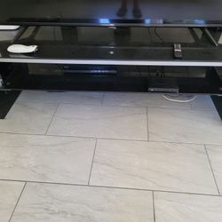 Tv Stand Black Glass