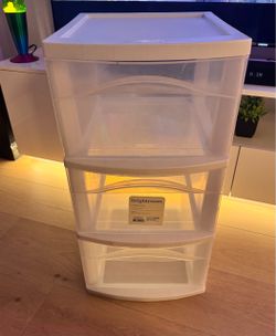 3-Drawer Plastic Storage