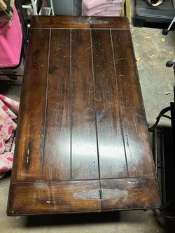 Dark Brown Coffee And End Tables