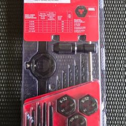 Milwaukee 49-22-5600 Heavy Duty SAE Tap and Die Set ~17 PC~NEW~