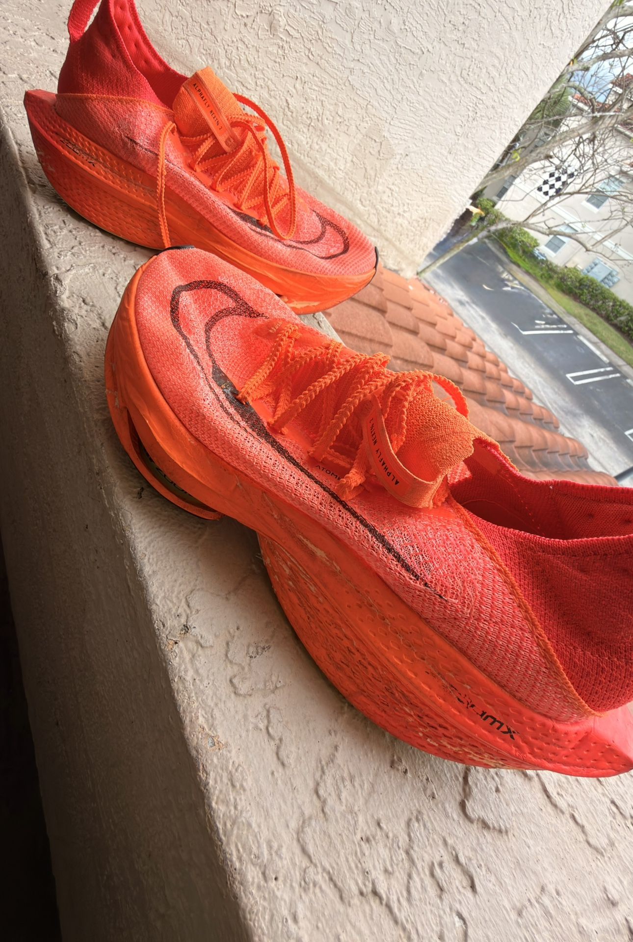 Nike Air Zoom Alphafly Next% 2 Men's Size 9.5 Shoes Total Orange