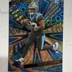 Trevor Etienne Groove Rookie Card-2025 Panini Revolution #250 Panthers NFL RC