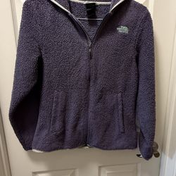 The North Face Women Full Zip Fleece Hoodie Sweatshirt Jacket Size S