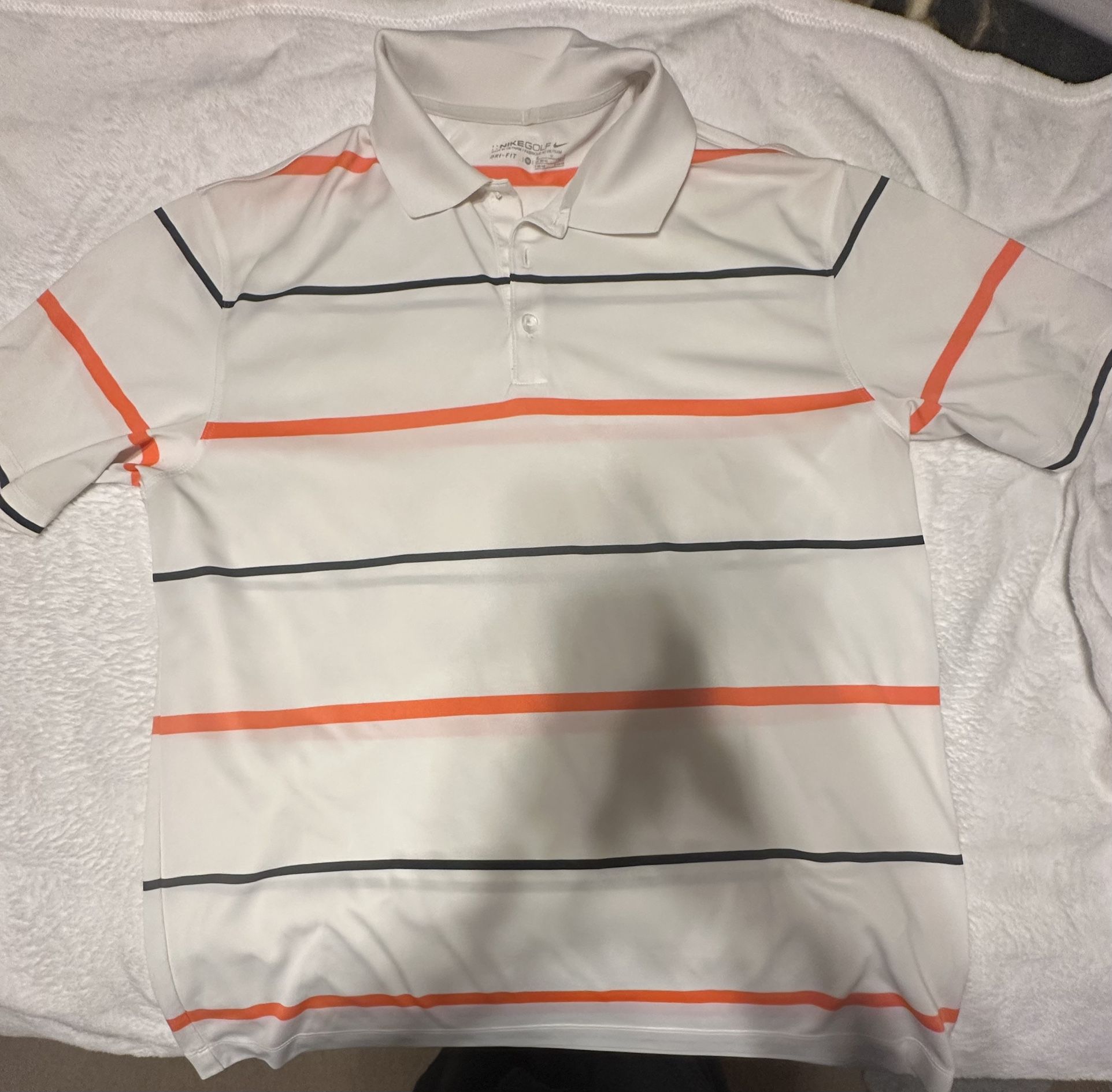Nike Mens Golf Button Up Shirt Size Medium