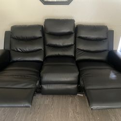 Leather couches