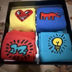 Graffiti Socks Keith Haring 