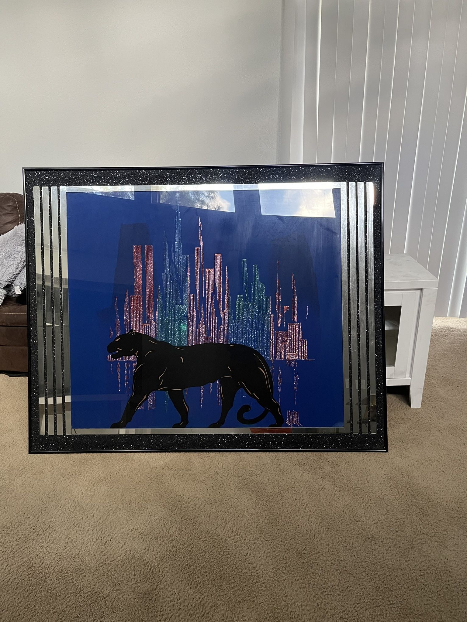 Midnight Panther– Framed Cityscape Art