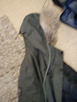 Fur hood women's Jacket small