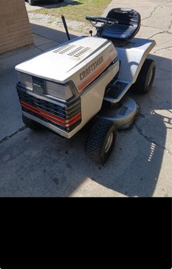 Craftsman riding lawnmower