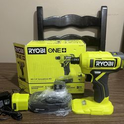 Ryobi 18v ONE+ 1/4” Screwdriver Kit 