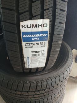 New set of tires 275 70 18 lt