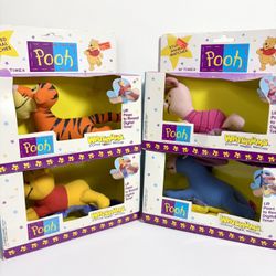 VTG Timex Disney Watch'ums Pooh Tigger Eeyore Piglet Digital Watches Set of 4