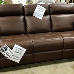 Lennox Leather Reclining Sofa