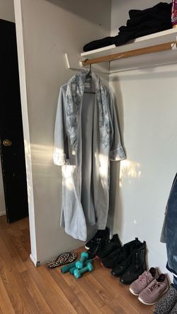 Size large fluffy robe