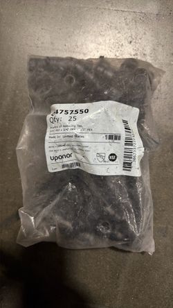 Pex elbow 1/4x3/4 and T 3/4x3/4x1/2