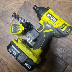 RYOBI ONE+ 18V Lithium-Ion Cordless 1/2 in. Drill/Driver with (1) 1.5 Ah Batteries, Charger