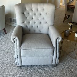 Beige Recliner 