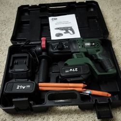 Prostormer 1-1/8" Cordless Hammer Drill
With two 3.0Ah Batteries and Charger/ see discription 👍👍