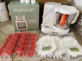 Baby brezza and Momcozy feeding system