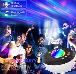 White Noise + light projector + Music 🎶 For Night 