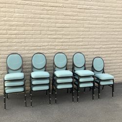 Teal Banquet / Church / Office Chairs 
