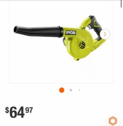 ONE+ 18V Cordless Compact Workshop Blower (Tool Only.) mo battery or charger. Used in good condition. Small powerful vac