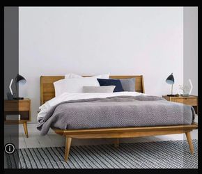 Dania Furniture Wooden King "BOLIG" Bedframe