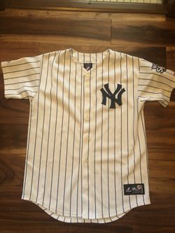 Derek Jeter word series 2009 Jersey size L youth