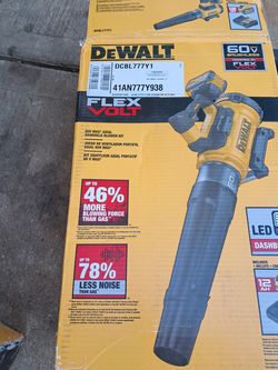 Dewalt Flexvolt blower new only tool $180 price is there firm/ nueva solo herramienta precio firme $180
