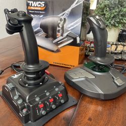Gladiator Pro Thrustmaster Joy Stick flight Simulator