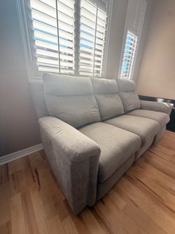 Gray Fabric Sofa